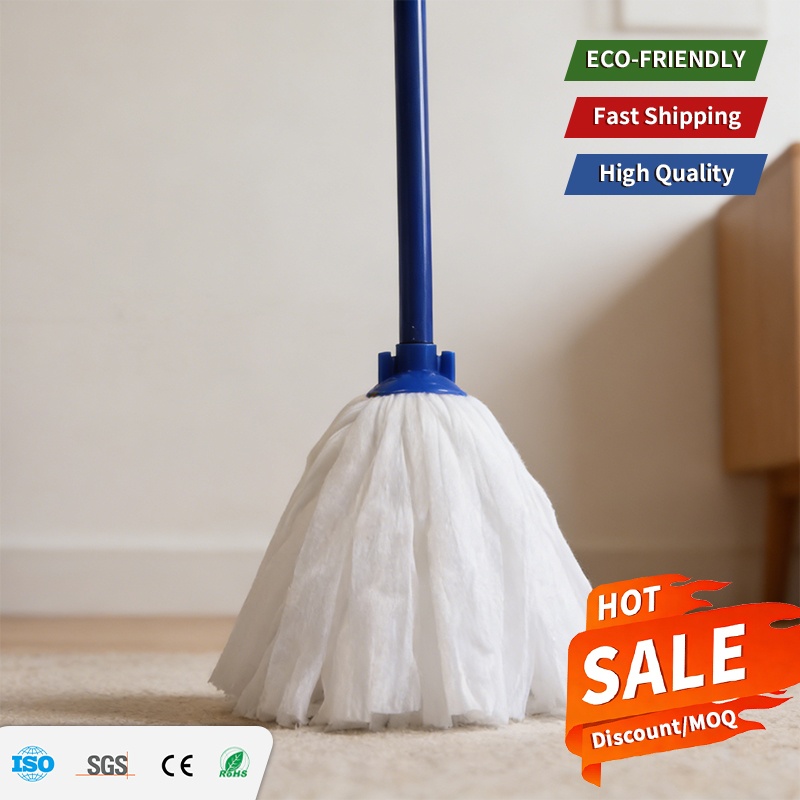 Non-woven Socket Mop with Long Handle Non-woven Socket Mop with Long Handle